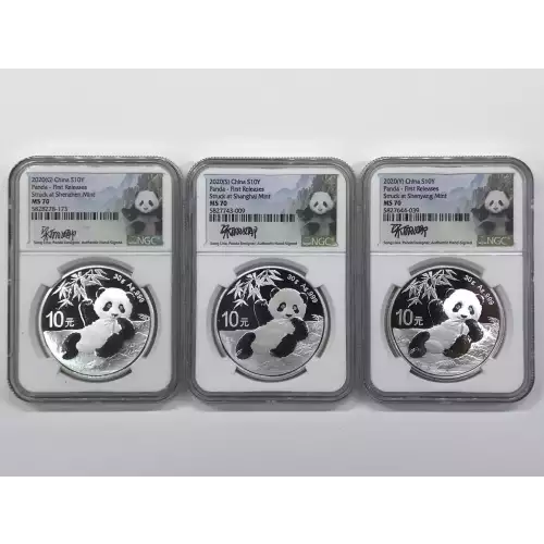 CHINA, PEOPLE'S REPUBLIC 30 g Silver Panda 10 YUAN (2016-present) (2)