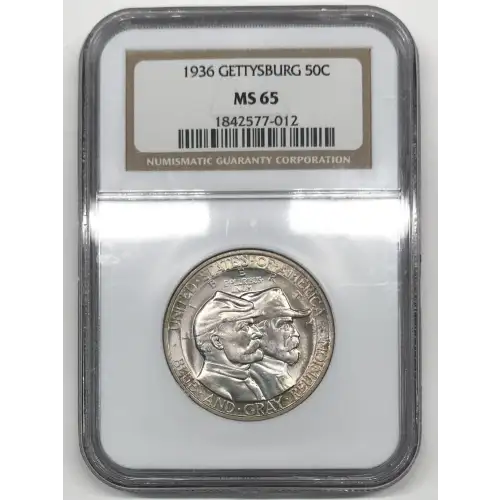 Classic Commemorative Silver--- Battle of Gettysburg 75th Anniversary 1936 -Silver- 0.5 Dollar