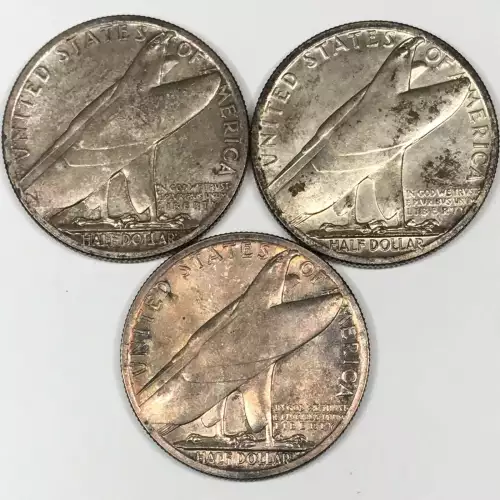 Classic Commemorative Silver--- Bridgeport, Connecticut, Centennial 1936 -Silver- 0.5 Dollar (4)
