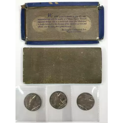 Classic Commemorative Silver--- Bridgeport, Connecticut, Centennial 1936 -Silver- 0.5 Dollar