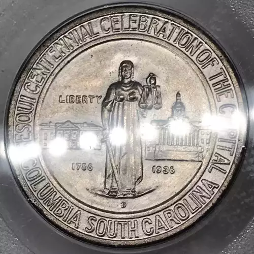 Classic Commemorative Silver--- Columbia, South Carolina, Sesquicentennial 1936 -Silver- 0.5 Dollar (4)