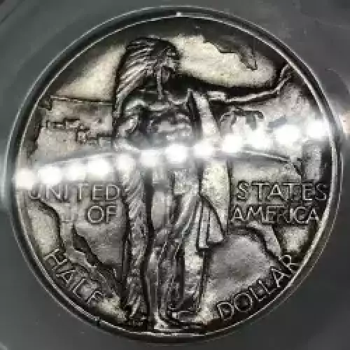 Classic Commemorative Silver Oregon Trail Memorial 1926 -1939 Silver -  0.5 Dollar (3)