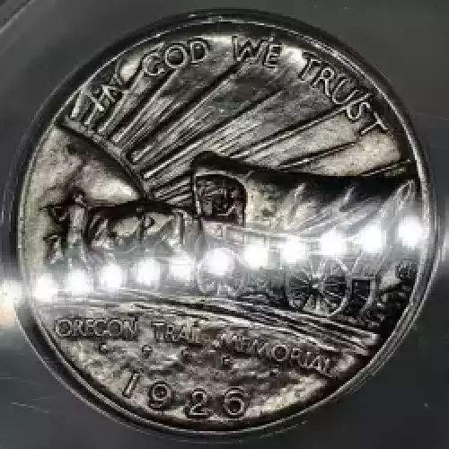 Classic Commemorative Silver Oregon Trail Memorial 1926 -1939 Silver -  0.5 Dollar (5)