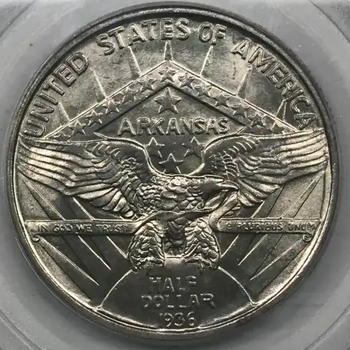 Classic Commemorative Silver--- Robinson Arkansas Centennial 1935-1939-Silver- 0.5 Dollar (3)