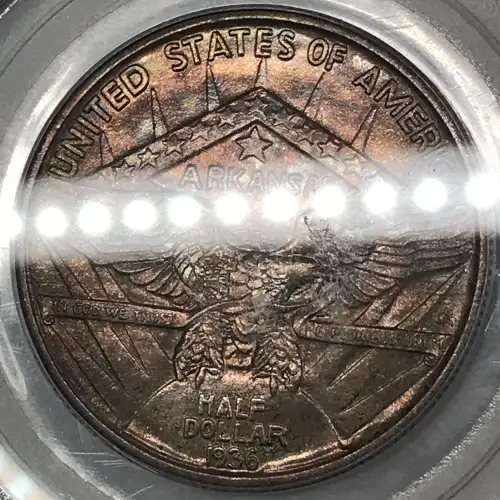 Classic Commemorative Silver--- Robinson Arkansas Centennial 1935-1939-Silver- 0.5 Dollar (3)