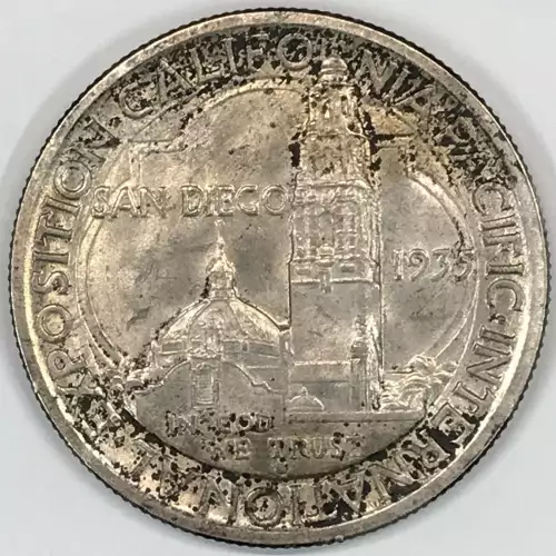 Classic Commemorative Silver--- San Diego California Pacific International Exposition 1935-1936-Silver- 0.5 Dollar