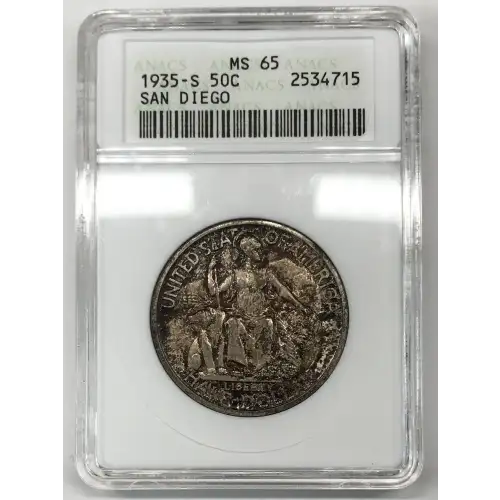 Classic Commemorative Silver--- San Diego California Pacific International Exposition 1935-1936-Silver- 0.5 Dollar