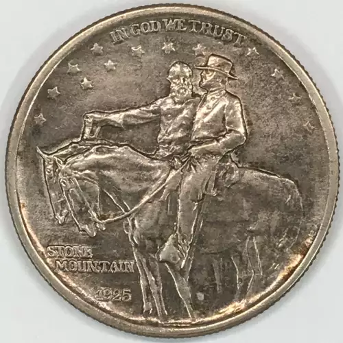 Classic Commemorative Silver--- Stone Mountain Memorial 1925 -Silver- 0.5 Dollar