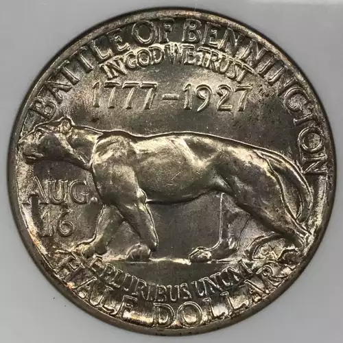 Classic Commemorative Silver--- Vermont Sesquicentennial 1927-Silver- 0.5 Dollar (3)