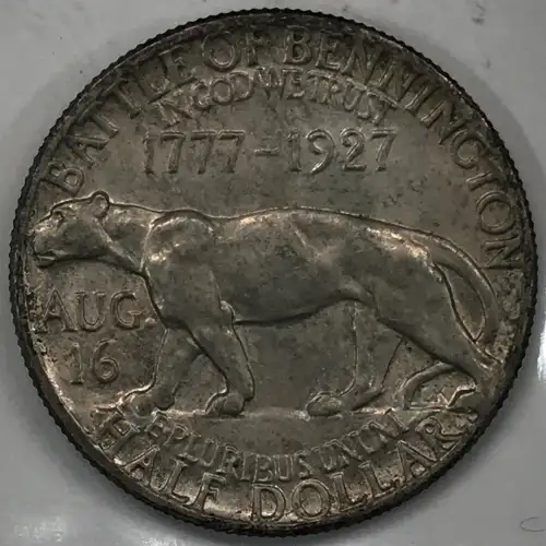 Classic Commemorative Silver--- Vermont Sesquicentennial 1927-Silver- 0.5 Dollar (3)