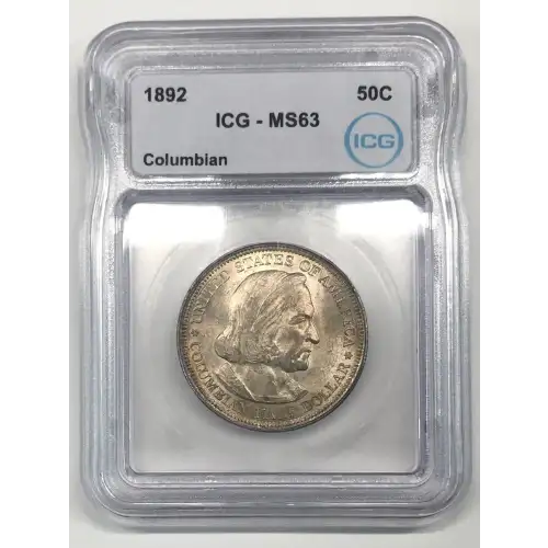 Classic Commemorative Silver--- World's Columbian Exposition Half Dollar 1892 - 1893 -Silver- 0.5 Dollar