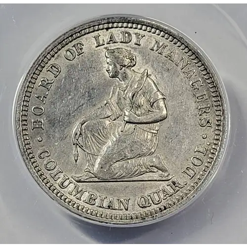 Classic Commemorative Silver--- World's Columbian Exposition, Isabella Quarter 1893-Silver- 0.25 Dollar (4)