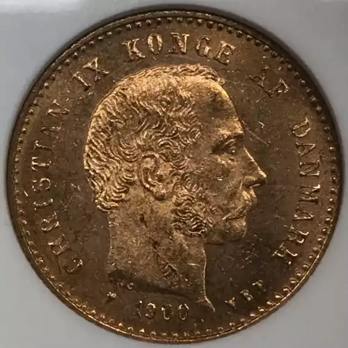 Denmark Gold 10 KRONER (2)