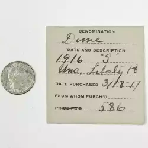 Dimes---Barber or Liberty Head 1892-1916 -Silver- 1 Dime