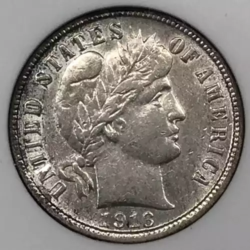 Dimes---Barber or Liberty Head 1892-1916 -Silver- 1 Dime (2)