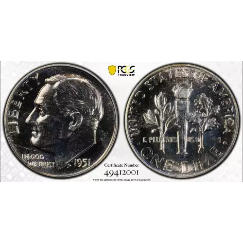 Dimes---Roosevelt 1946-1964-Silver- 1 Dime