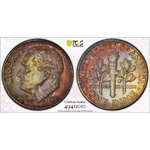Dimes---Roosevelt 1946-1964-Silver- 1 Dime (2)