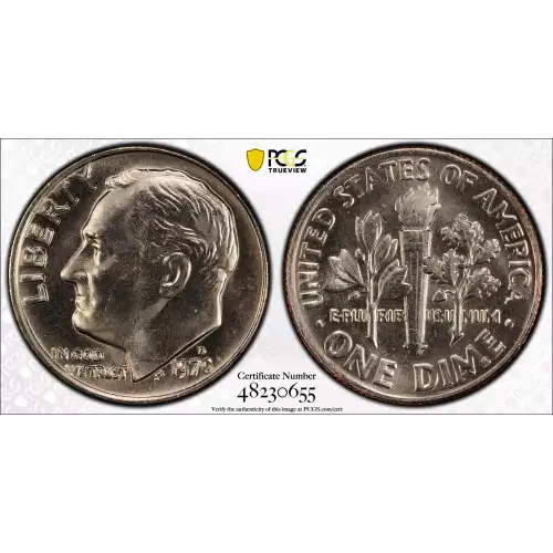 Dimes---Roosevelt 1965-Present-Copper-Nickel- 1 Dime