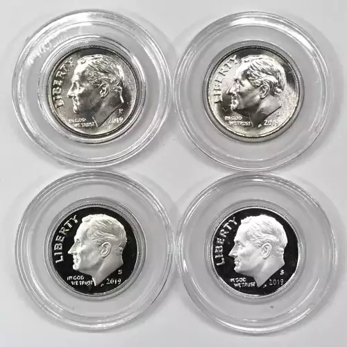 Dimes---Roosevelt 1965-Present-Copper-Nickel- 1 Dime