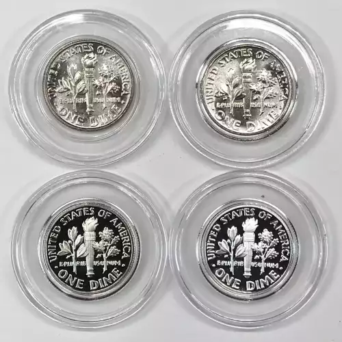 Dimes---Roosevelt 1965-Present-Copper-Nickel- 1 Dime (2)