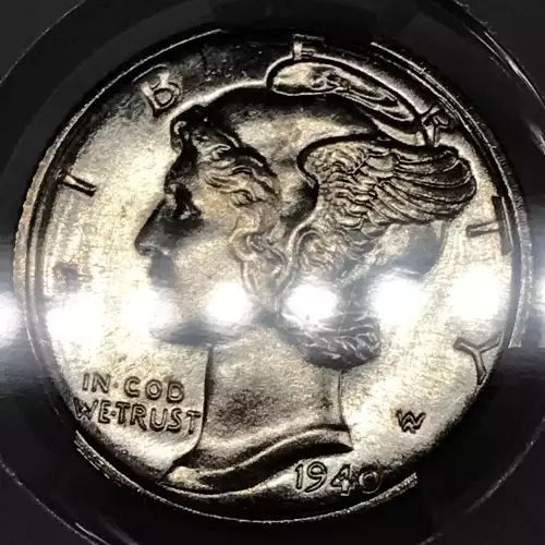 Dimes---Winged Liberty Head or Mercury 1916-1945 -Silver- 1 Dime (3)