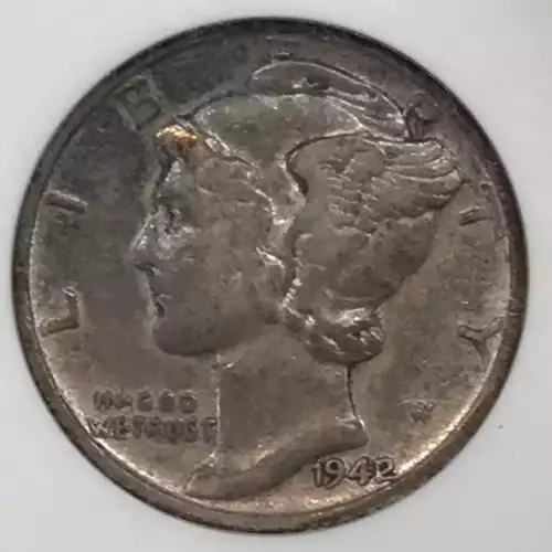 Dimes---Winged Liberty Head or Mercury 1916-1945 -Silver- 1 Dime (2)