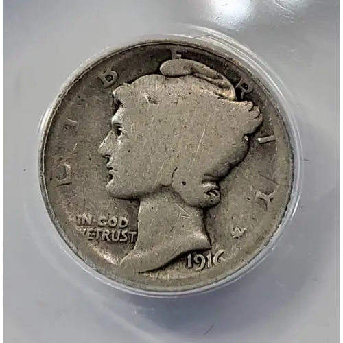 Dimes---Winged Liberty Head or Mercury 1916-1945 -Silver- 1 Dime (2)