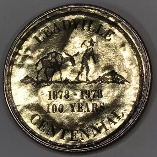 1978-D Clad Ike Eisenhower Dollar Leadville Centennial Sticker