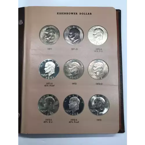 Dollars---Eisenhower 1971-1978 Copper-Nickel- 1 Dollar