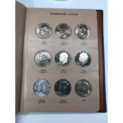 Dollars---Eisenhower 1971-1978 Copper-Nickel- 1 Dollar (3)