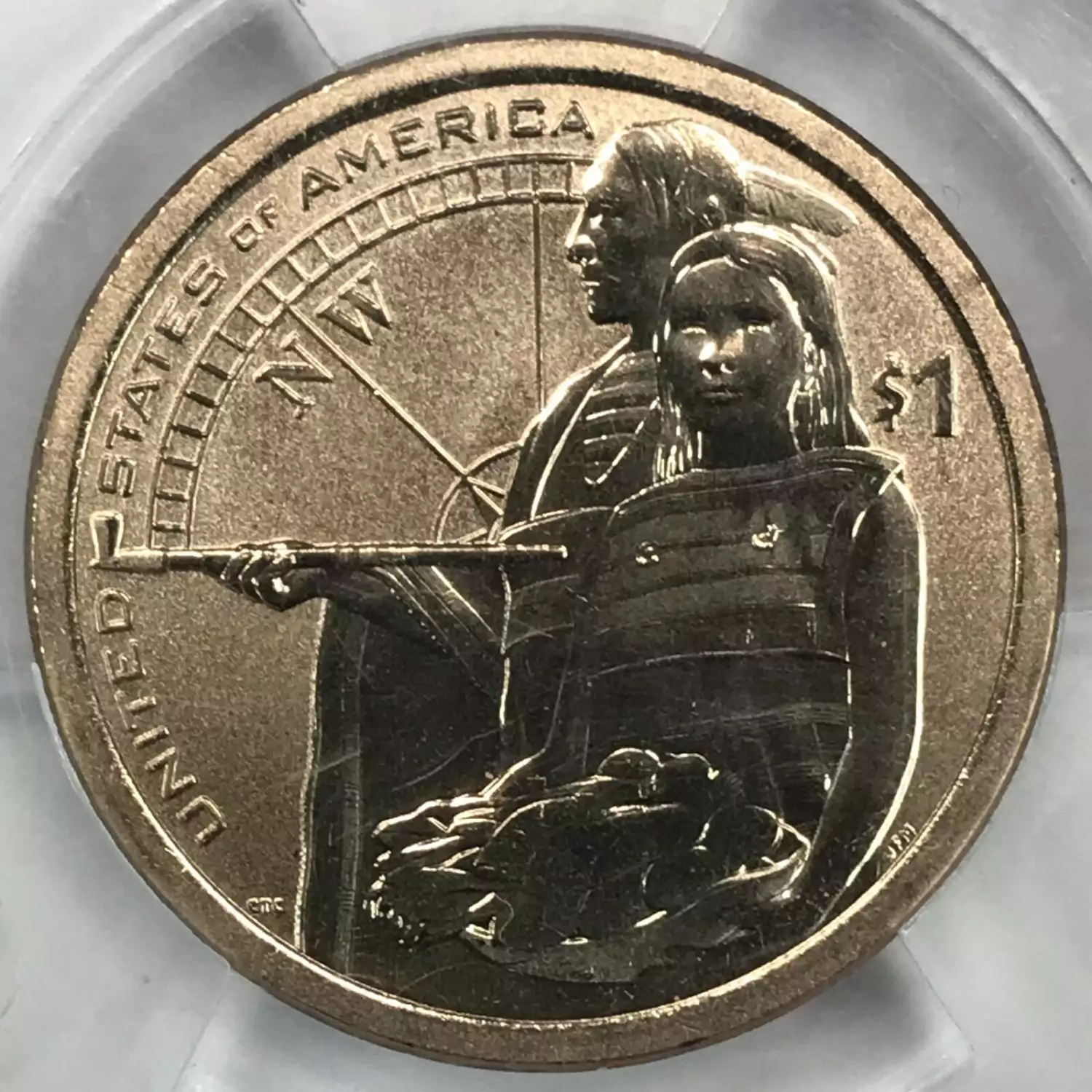Dollars---Native American 2009-Present -Brass- 1 Dollar (2)