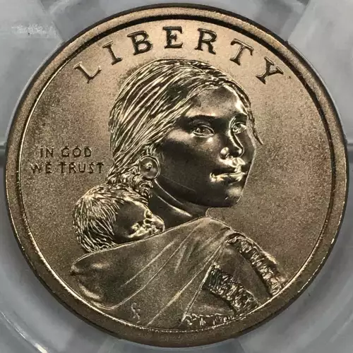 Dollars---Native American 2009-Present -Brass- 1 Dollar (3)