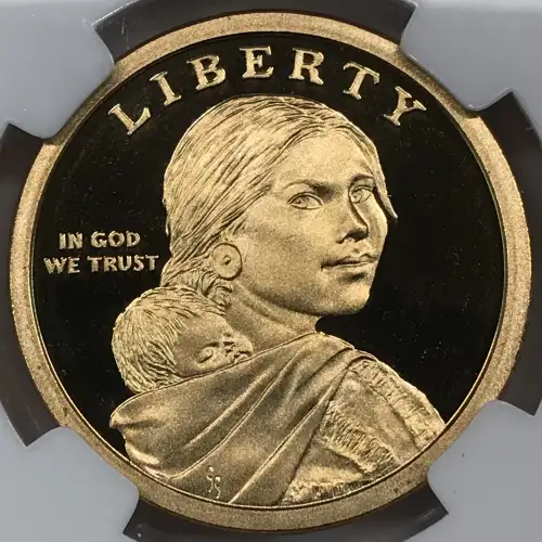 Dollars---Native American 2009-Present -Brass- 1 Dollar