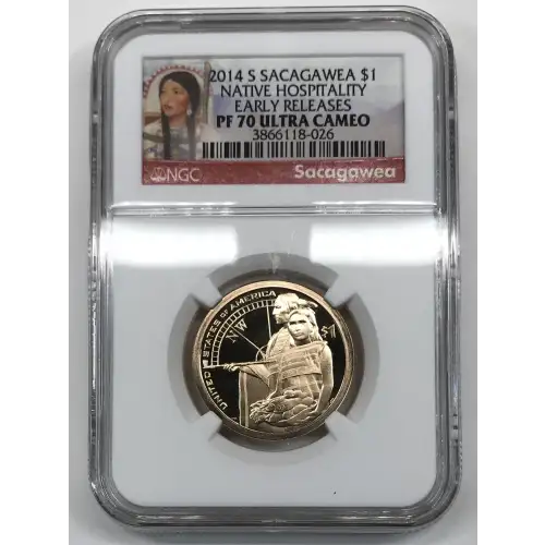 Dollars---Native American 2009-Present -Brass- 1 Dollar