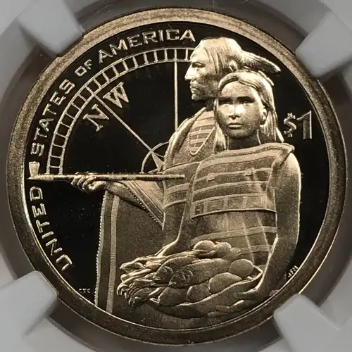 Dollars---Native American 2009-Present -Brass- 1 Dollar