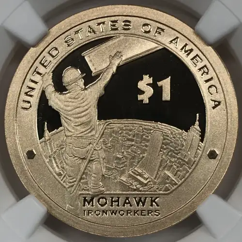 Dollars---Native American 2009-Present -Brass- 1 Dollar (2)