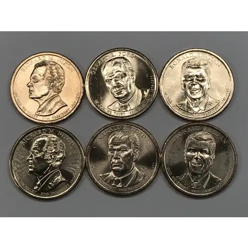 Dollars---Presidential 2007-2016, 2020 -Brass- 1 Dollar