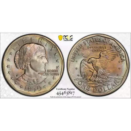 Dollars---Susan B. Anthony 1979-1999 -Copper-Nickel- 1 Dollar (2)