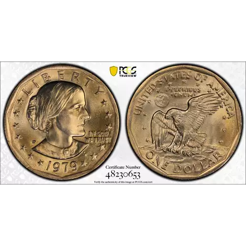 Dollars---Susan B. Anthony 1979-1999 -Copper-Nickel- 1 Dollar