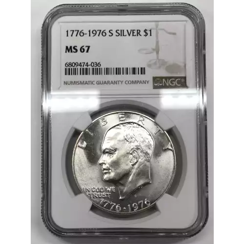 Eisenhower Silver Dollar (1971-1976) - 40% Silver