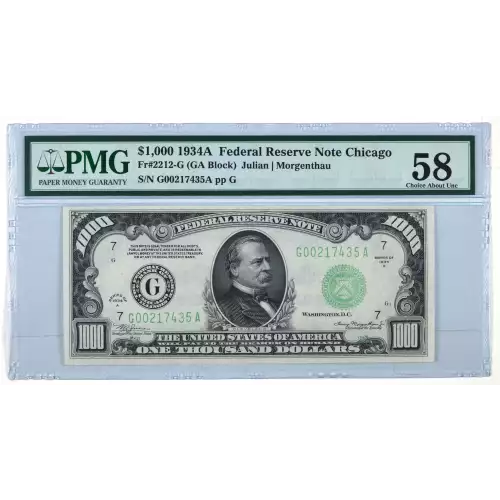 Federal Reserve Note Chicago