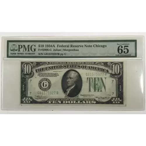 Federal Reserve Note Chicago