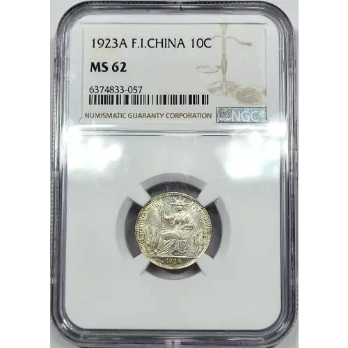 FRENCH INDO-CHINA Silver 10 CENTS