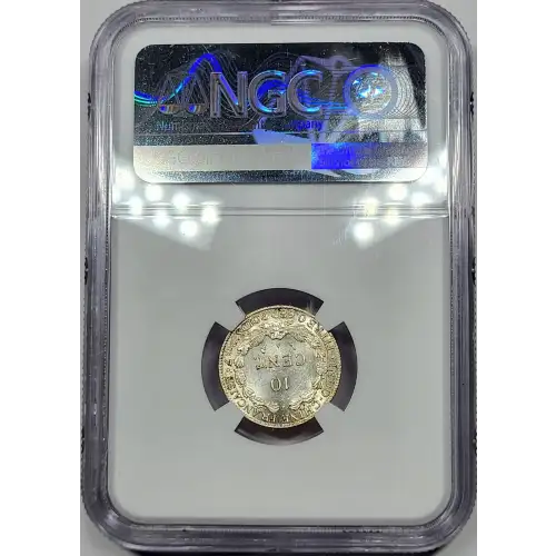 FRENCH INDO-CHINA Silver 10 CENTS (3)
