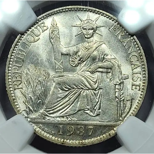FRENCH INDO-CHINA Silver 20 CENTS (2)