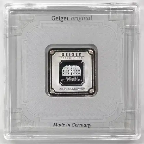 Geiger Edelmetalle 20 g Silver Bar w/ Assay [DUPLICATE for #551573] (2)