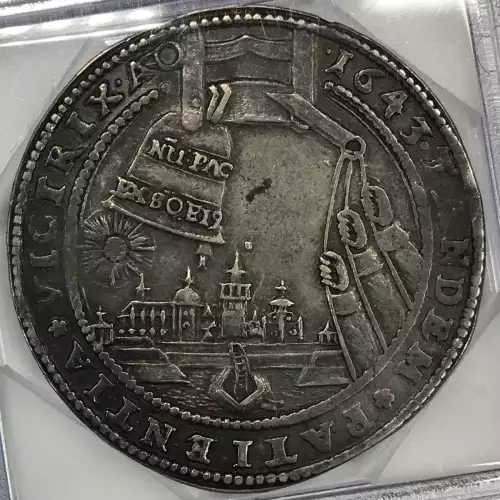GERMAN STATES Silver THALER (1643 Bell Thaler Brunswick-Wolfenbüttel) (2)
