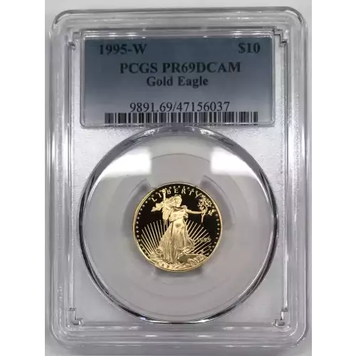 Gold Bullion-Gold Eagles--$10 Gold Eagle 1/4 oz -Gold- 10 Dollar
