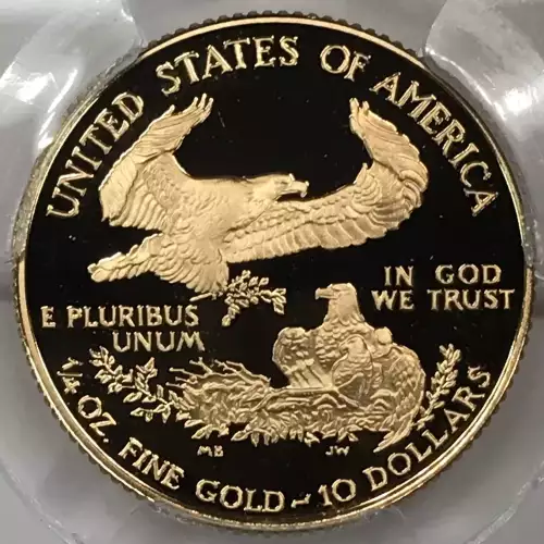 Gold Bullion-Gold Eagles--$10 Gold Eagle 1/4 oz -Gold- 10 Dollar