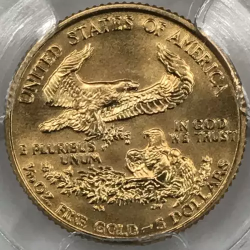 Gold Bullion-Gold Eagles--$5 Gold Eagle 1/10 oz -Gold- 5 Dollar (4)